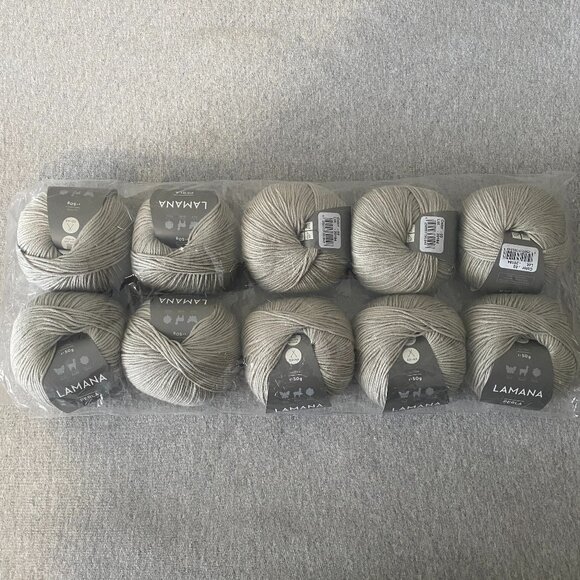 NWT Lamana Perla Colour Silk Grey Number 03 Lot of 10 - Picture 1 of 12